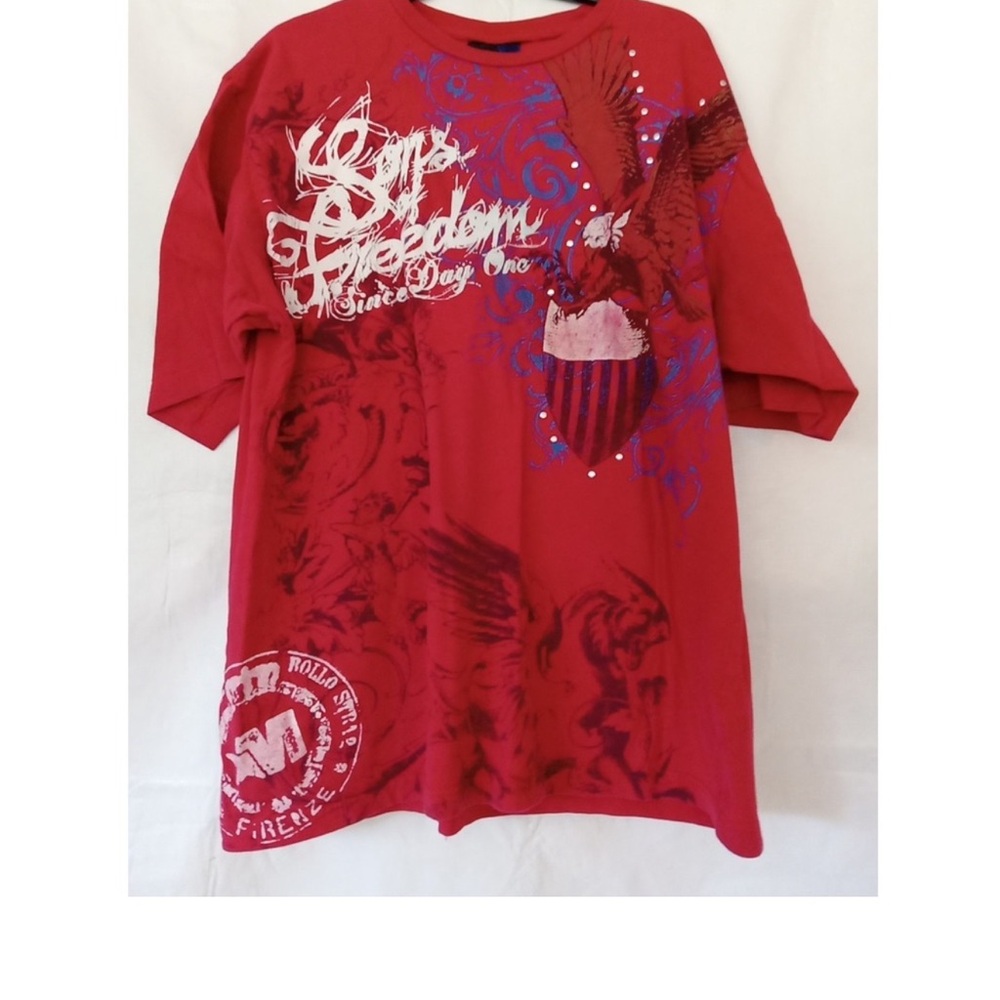 Mecca Red Graphic Short Sleeve Tee